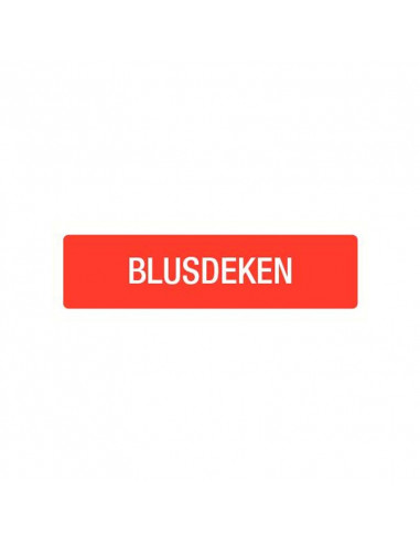 Blusdeken harde plaat 210x74