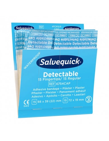 Salvequick navulling HACCP Vingertop 30 stuks