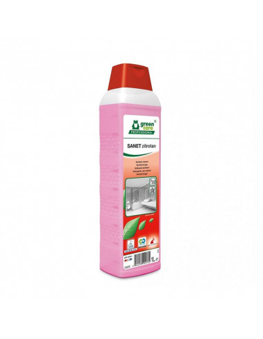 Greencare SANET zitrotan duurzame sanitairreiniger obv citroenzuur, 1L
