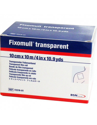 Fixomull Transparant 10cm x 10m