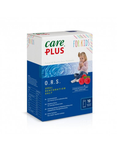 Care Plus ORS kind framboos 10 Stuks