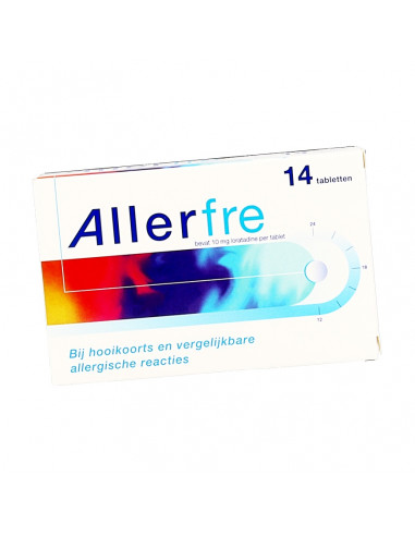 Allerfre 10mg 14 tabletten