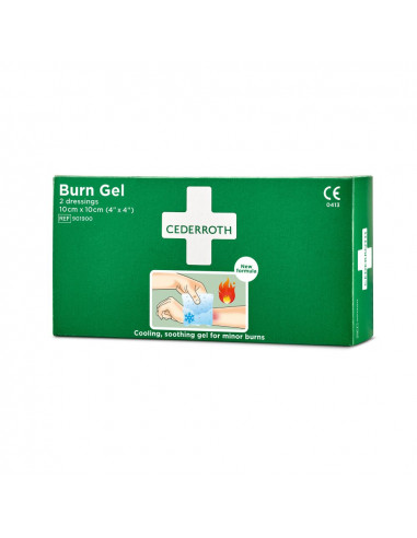 Cederroth Burn Gel Kompres 10 x 10cm 2 stuks