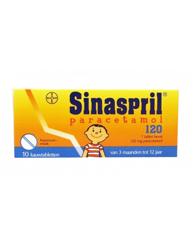 Kinderparacetamol Sinaspril 120 mg 10 ST