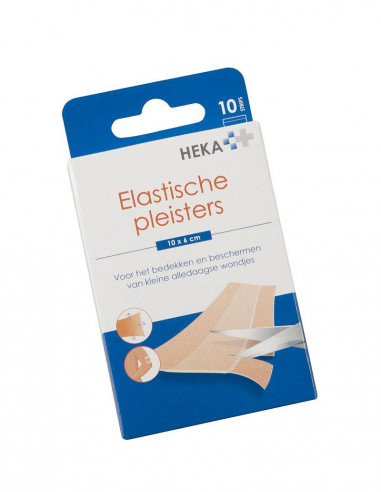 HEKA plast Wondpleister Elastisch textiel 1 m x 6 cm