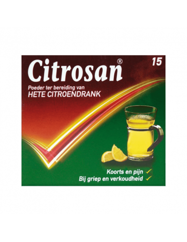 Citrosan paracetamol + Vitamine C Hete hoestdrank 15 sachets