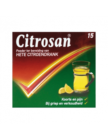 Citrosan paracetamol + Vitamine C Hete hoestdrank 15 sachets