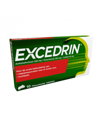 Excedrin APC  migraine 10 tabletten
