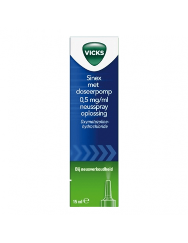 Vicks Sinex 0,5 mg/ml neusspray 15 ml