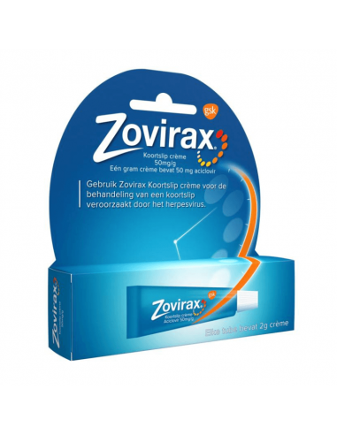 Zovirax koortslip crème 2 gram