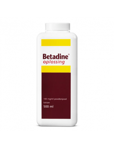 Betadine oplossing 100 mg/ml 500ml