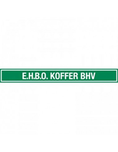 Sticker ''EHBO Koffer BHV''