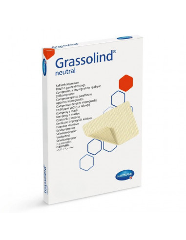 Grassolind zalfkompres steriel 7,5 x 10 cm 50 stuks