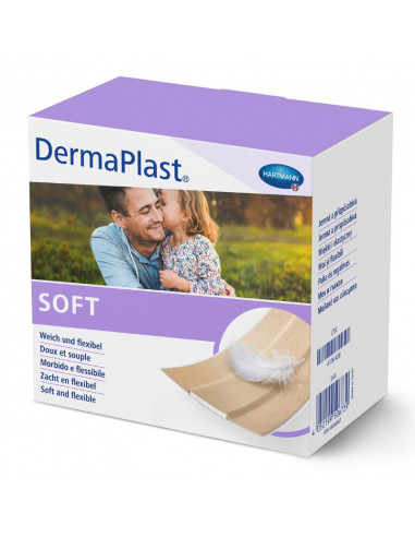 Dermaplast Soft pleisterrol 5 m x 6 cm