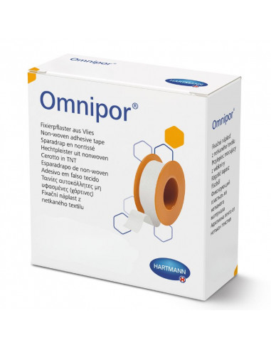 Omnipor hechtpleister 1,25 cm x 5 m 1 rol