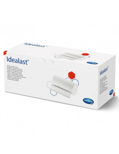 Idealast elastisch zwachtel 5 m x 6 cm 10 stuks