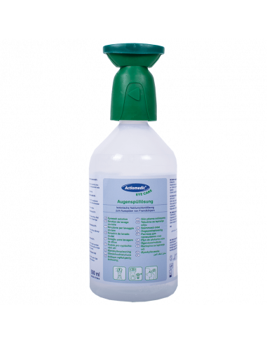 Actiomedic Oogspoelfles Sodium Chloride 0,9% 500ml