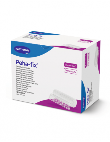 Peha-Fix hydrofiel elastisch fixatiewindsel 4 m x 8 cm 20 stuks