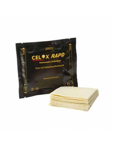 Celox Rapid Gauze Z-fold hemostatisch gaas
