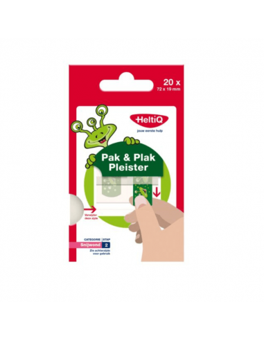 HeltiQ Pak & Plak pleisters groen