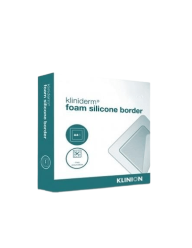 Kliniderm Foam Border Siliconen Schuimverband 7,5 x 7,5 cm 5 stuks