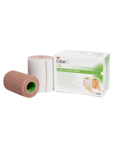 3M Coban 2 Lite Laag Compressiesysteem 10 cm x 3,2 m