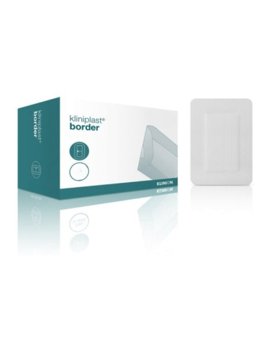 Kliniplast border eilandpleister 5 x 7 cm 10 stuks