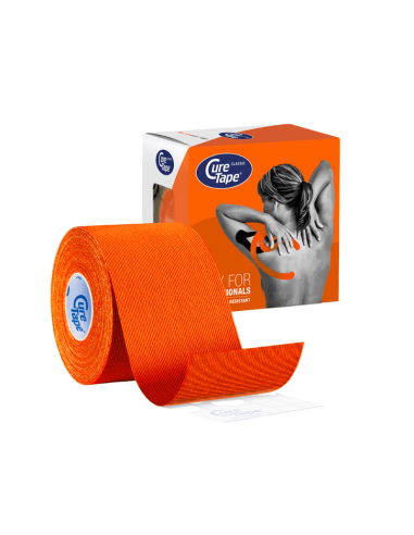 CureTape Classic kinesiotape Oranje 5 cm x 5 m