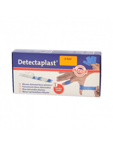 Pleister HACCP Blauw X-Ray 180 x 20 mm 100 st.