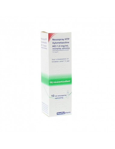 Neusspray xylometazoline 10ml.