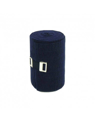 Sport bandage blauw 4 cm x 5 meter 1 stuks