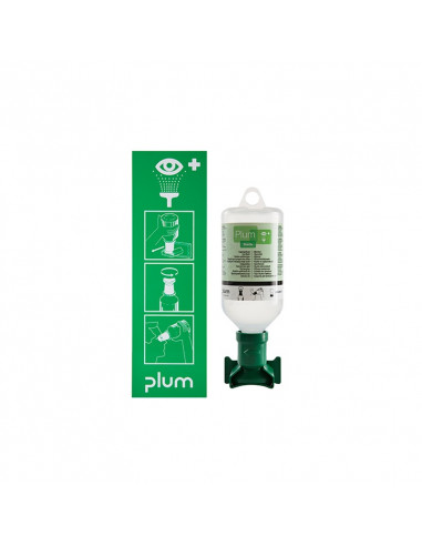 PLUM Oogspoelstation met 1 x 500ml 0.9% Sod.Chloride