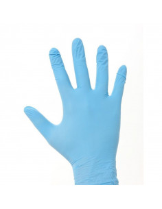 Nitril Handschoenen Poedervrij Blauw 100 stuks