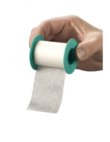 HEKA por non-woven hechtpleister ring 5 m x 1,25 cm niet steriel 18St.