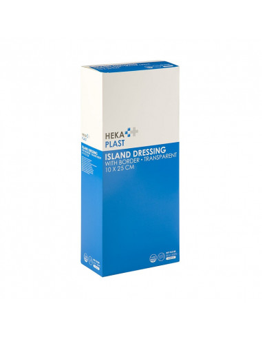 HEKA plast border transparant 10 x 25 cm steriel 25St.
