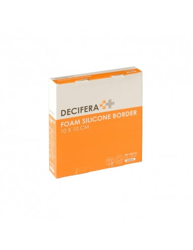 Decifera Foam Silicone border 10 x 10 cm 5St.
