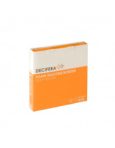 Decifera Foam Silicone border 12,5 x 12,5 cm 5St. -
