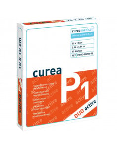 Curea P1 SuperCore wondverband Duo active 10 x 10 cm steriel