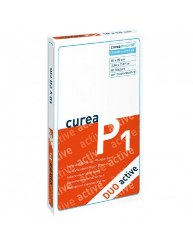Curea P1 SuperCore wondverband Duo active 10 x 20 cm steriel 10St.