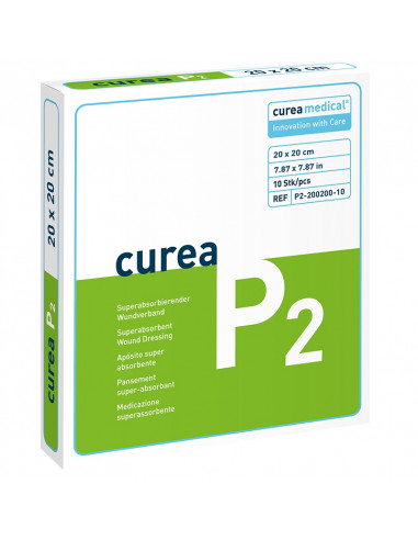 Curea P2 SuperCore wondverband 20 x 20 cm steriel 10St.