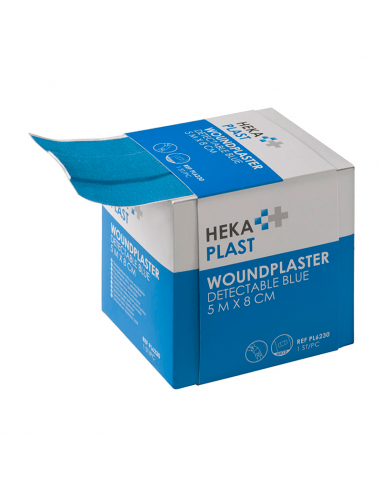 HEKA Pleisterrol Elastisch Textiel HACCP PE 5m x 8cm