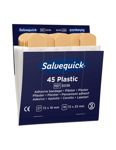 Salvequick 6036 navulling Plastic pleisters 45 stuks