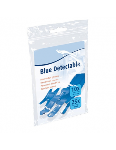 Wondpleisters HACCP Wondpleisters HACCP/Blauw Detectable 10+25/S