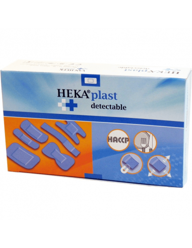 Pleister HACCP Blauw Elastisch Textiel 180x20 mm 100 stuks