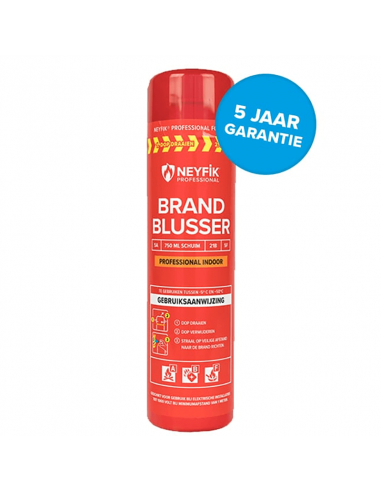 Neyfik Professioneel Indoor Brandblusser 750 ml incl. Wandhouder