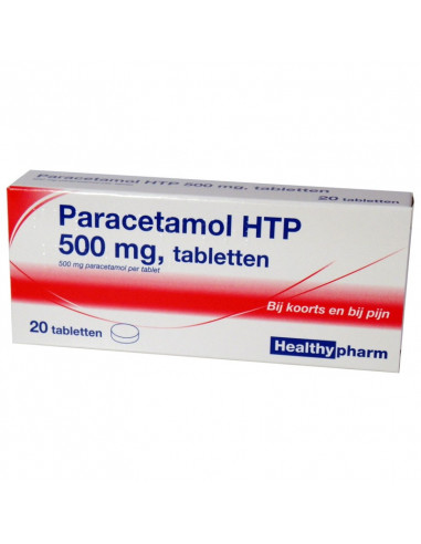 Paracetamol 500mg 20 tabletten