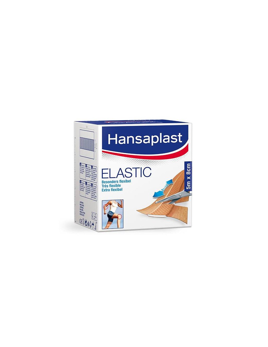 Hansaplast Pleister rol Elastisch textiel 5 m | en Voordelig bestellen bij EHBO-Centrum.nl | Snelle Verzending | 14 dagen bedenktijd