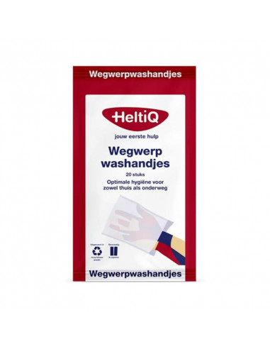 HeltiQ Wegwerp Washandjes 20 stuks