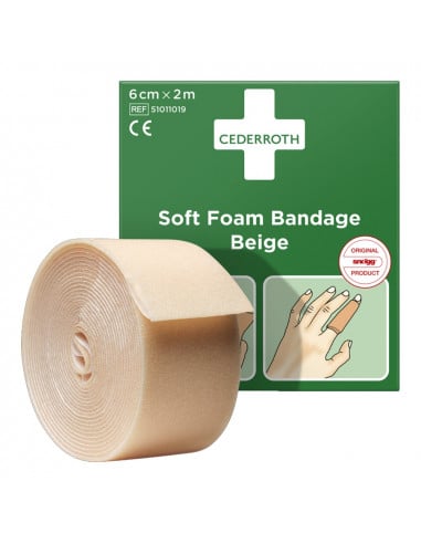 Snogg Cederroth Soft Foam 6 cm x 2m rol Beige 