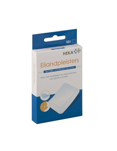 Eilandpleister Waterproof 5 x 7 cm 10 st.